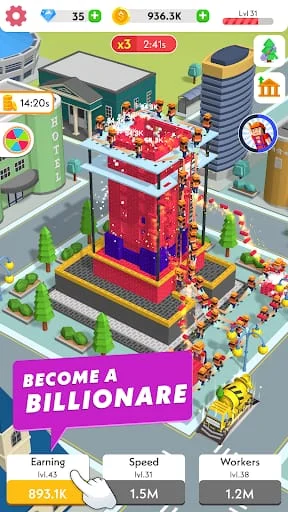 Idle Construction 3D Screenshot 1