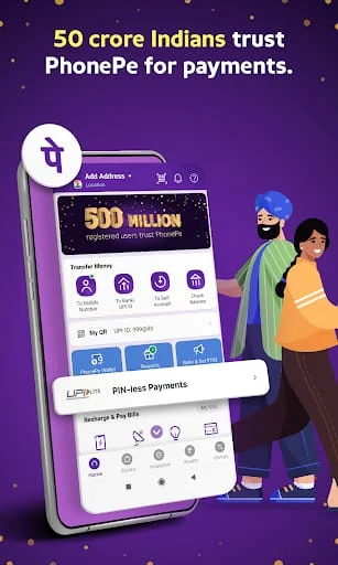 PhonePe UPI, Payment, Recharge Screenshot 1