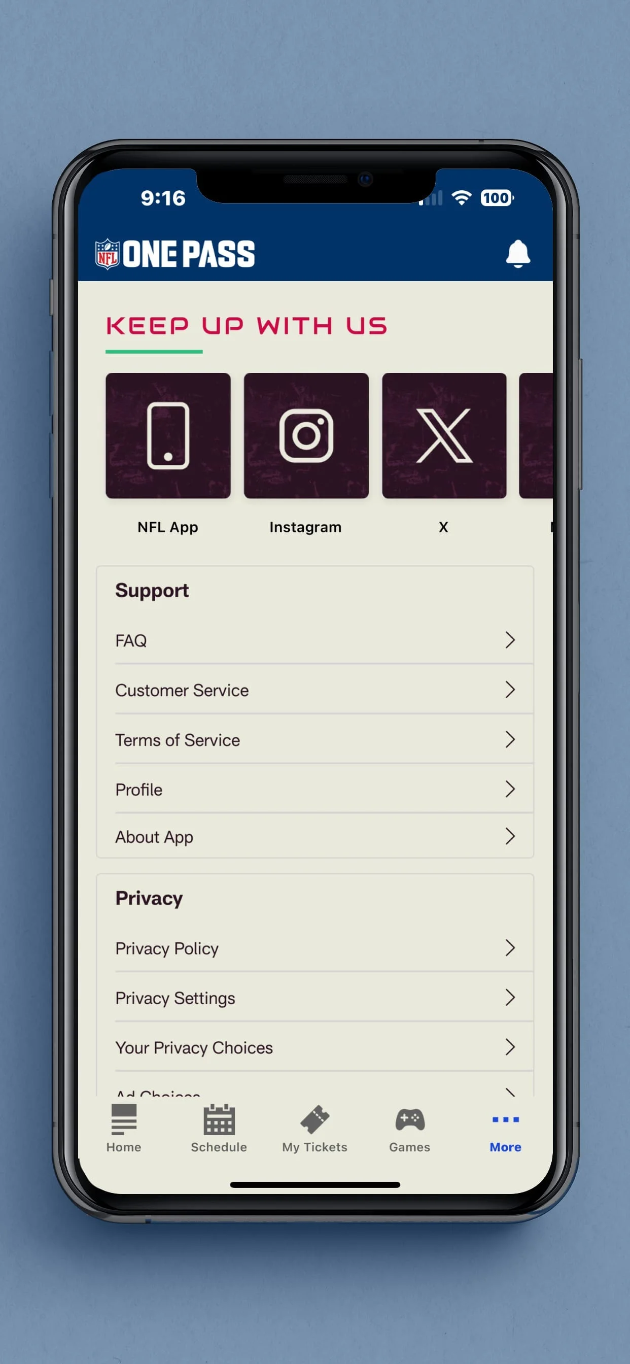 NFL OnePass Screenshot 3
