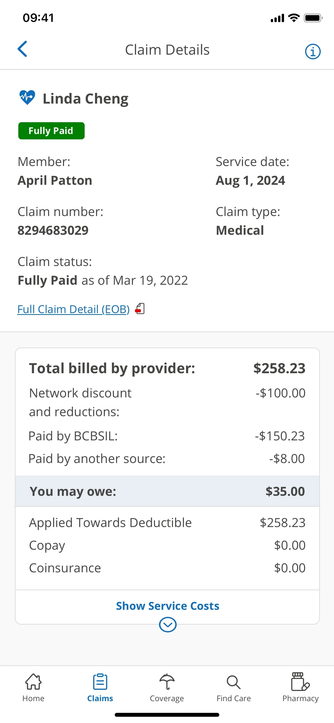 BCBSIL Screenshot 4
