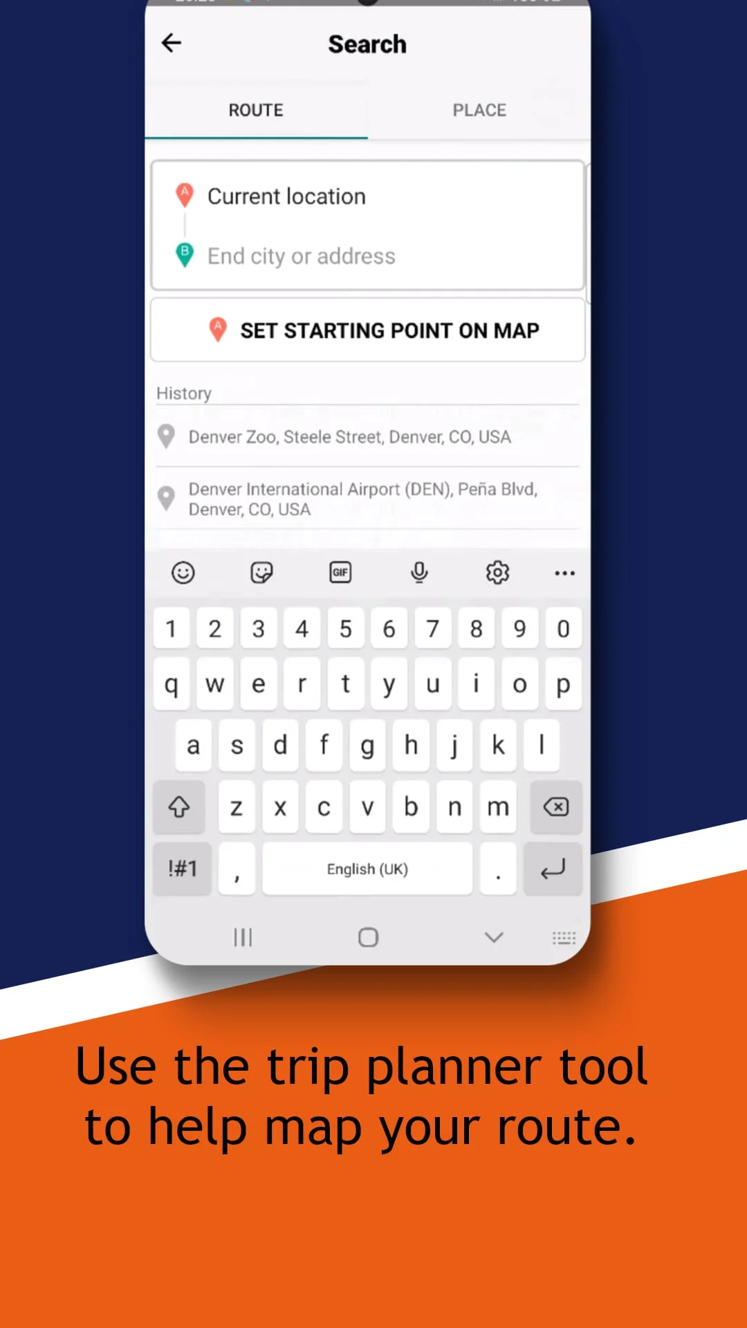 COtrip Planner Screenshot 2