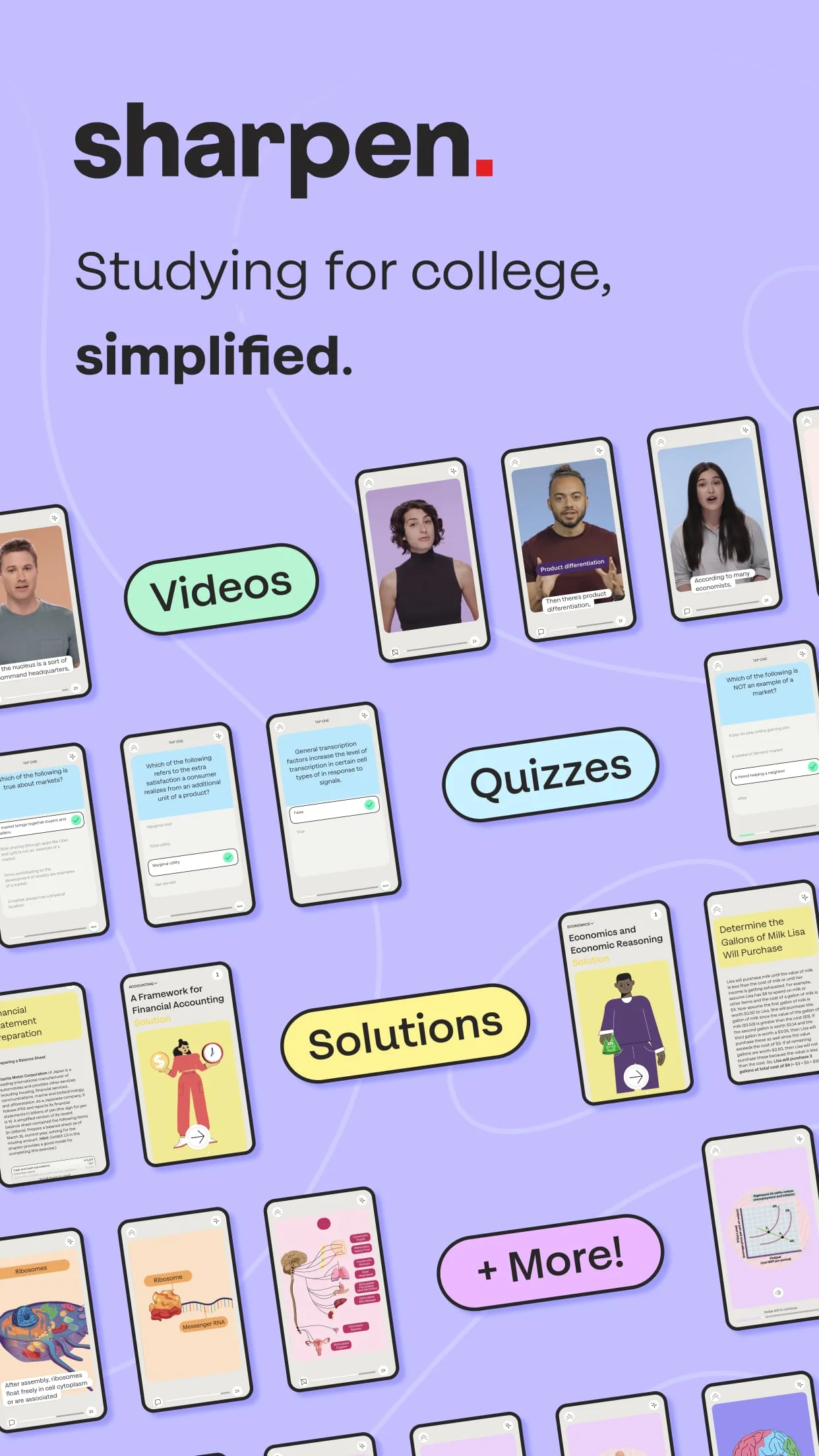 Sharpen – College Exam Prep Screenshot 1