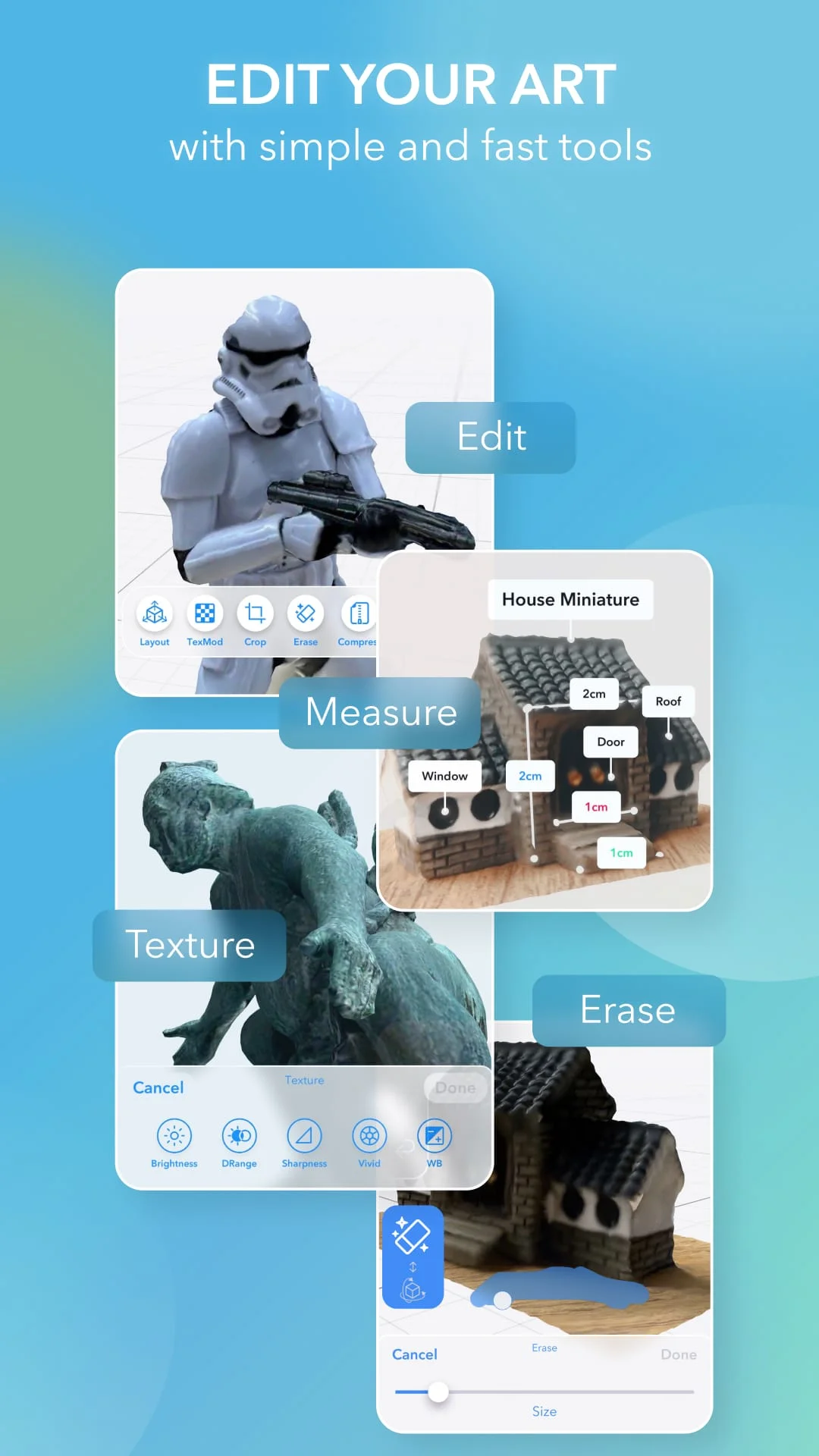 WIDAR - 3D Scan & Edit Screenshot 2