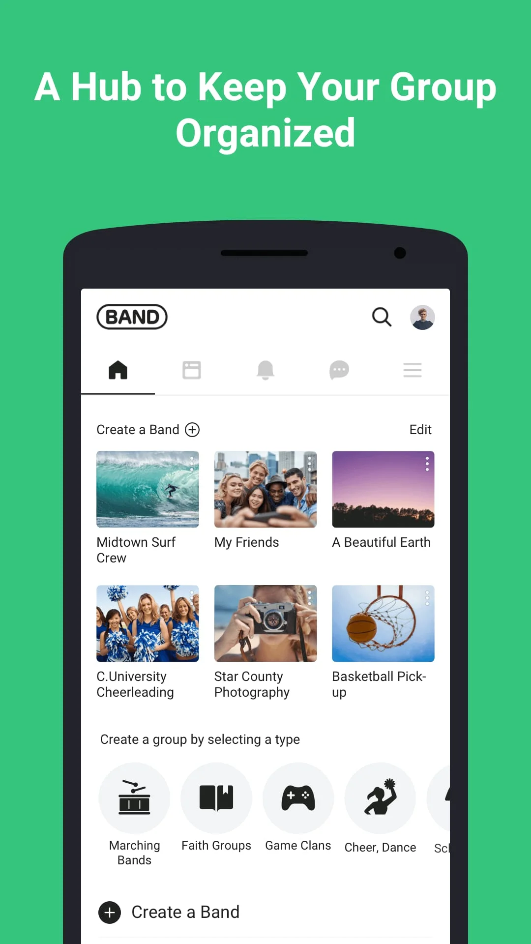 BAND - App for all groups Screenshot 1